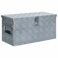Skrzynki i torby narzędziowe - Aluminiowa skrzynia, 61,5 x 26,5 x 30 cm, srebrna - miniaturka - grafika 1
