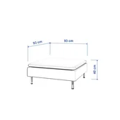 Pokrowce na meble - Pokrowiec na podnóżek Söderhamn - miniaturka - grafika 1