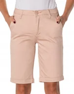 Spodenki damskie - Eleganckie Krótkie Spodenki Szorty Damskie 848 W34 - miniaturka - grafika 1