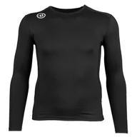 Koszulki sportowe męskie - Koszulka męska Warrior  Compression LS Senior XXL, Czarny - miniaturka - grafika 1