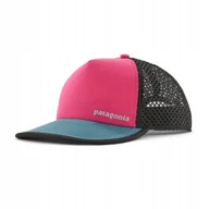 Czapki i chusty sportowe męskie - Czapka z daszkiem Patagonia Duckbill Running Trucker Hat Luminous Pink - miniaturka - grafika 1
