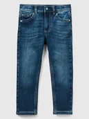 Spodenki dla niemowląt - Benetton Dżinsy w kolorze granatowym - miniaturka - grafika 1