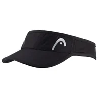 Czapki damskie - Damska czapka z daszkiem Head  Pro Player Women´s Visor Black - miniaturka - grafika 1