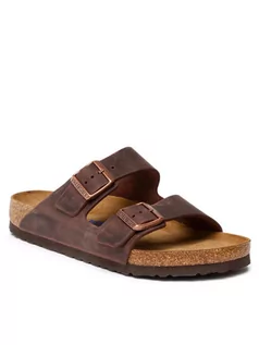 Klapki i japonki męskie - Birkenstock Klapki Arizona Bs 0452761 Brązowy - grafika 1