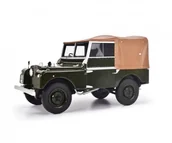 Samochody i pojazdy dla dzieci - Schuco Land Rover 80 Dark Green 1:12 450046700 - miniaturka - grafika 1