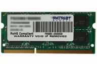 Pamięci RAM - Patriot SIGNATURE SO-DIMM 4GB DDR3 1333MHz CL9 - miniaturka - grafika 1