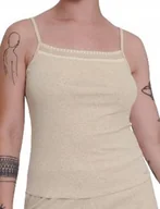 Koszulki i topy damskie - Koszulka TOP GO Ribbed na ramiączkach Podkoszulka BAWEŁNIANA L 40 - miniaturka - grafika 1