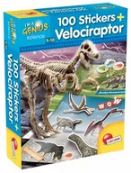 Mały naukowiec - Liscianigiochi I&apos;m Genius 100 naklejek Velociraptor 60580 - miniaturka - grafika 1