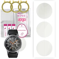 Akcesoria do smartwatchy - 3x Folia hydrożelowa MATOWA do Samsung Galaxy Watch 46MM - apgo Smartwatch Hydrogel MATTE Protection Ochrona na ekran smartwatcha - miniaturka - grafika 1