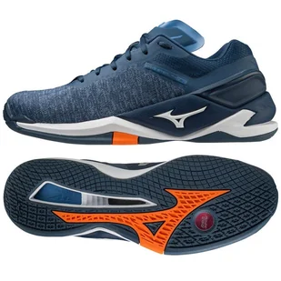 Buty Mizuno Wave Stealth Neo M X1GA200021 niebieskie - Piłka ręczna - miniaturka - grafika 1