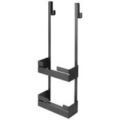 Półki łazienkowe - Deante Półka łazienkowa na kabinę MOKKO NERO - miniaturka - grafika 1