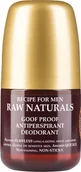 Dezodoranty i antyperspiranty męskie - Raw Naturals Raw Naturals DEODORANT 60 ml - miniaturka - grafika 1