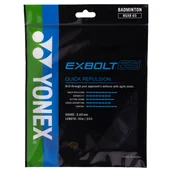 Tenis ziemny - Naciąg rakiety do badmintona Yonex  Exbolt 65 Black (10 m) - miniaturka - grafika 1