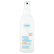 Balsamy i kremy do opalania - Ziaja Sopot Sun mleczko w sprayu nawilżające do opalania SPF50 170ml 54526-uniw - miniaturka - grafika 1