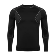 Odzież taktyczna i umundurowanie - Bluza Termoaktywna Męska Alpinus Active Base Layer - Czarna - miniaturka - grafika 1