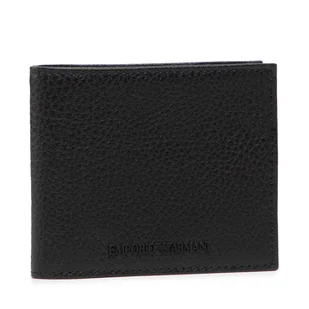 Mały Portfel Męski Emporio Armani Y4R167 Y068E 80001 Czarny - Portfele - miniaturka - grafika 1