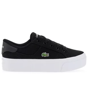 Buty Lacoste Ziane Platform Textile 745CFA0012-312 - czarne - Buty sportowe damskie - miniaturka - grafika 6