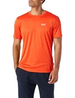 Koszulki męskie - Jack Wolfskin Męski Tech T-shirt męski pomarańczowa Wild Brier S - miniaturka - grafika 1