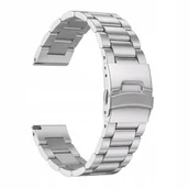 Akcesoria do zegarków - PASEK STALOWA BRANSOLETA DO ZEGARKA SMARTWATCH'A 22MM UNIWERSALNA - miniaturka - grafika 1