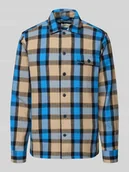 Koszule męskie - Kurtka koszulowa o kroju regular fit z kieszenią na piersi model ‘DIEGO’ - miniaturka - grafika 1