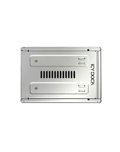 IcyDock MB982SP-1S srebrny - 2.5 Cala->3.5 Cala SATA&SSD Konwerter - Obudowy i kieszenie na dyski twarde - miniaturka - grafika 1