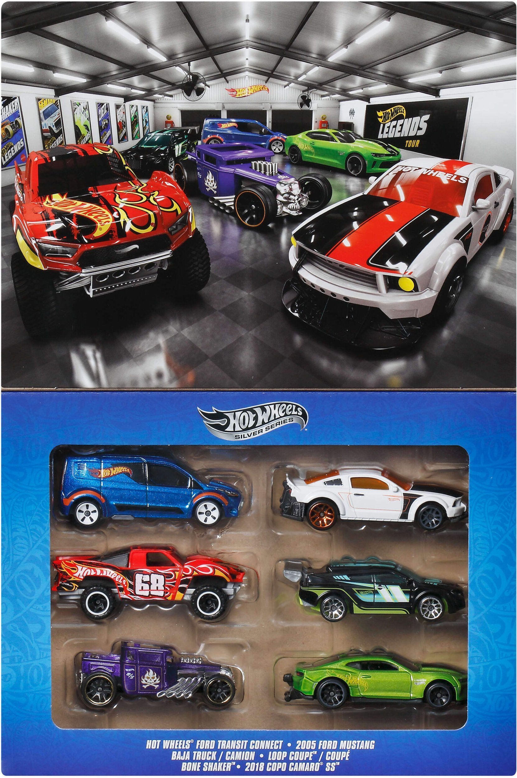 Hot Wheels Silver Series Legends Samochodziki Wielopak JLB24