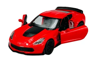 WELLY 2017 CHEVROLET CORVETTE Z06 CZERWONY 1:34 43752 - Samochody i pojazdy dla dzieci - miniaturka - grafika 1