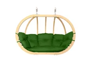 Fotele ogrodowe wiszące - Dwuosobowy Fotel Wiszący, Zielony Swingpod Xl - miniaturka - grafika 1