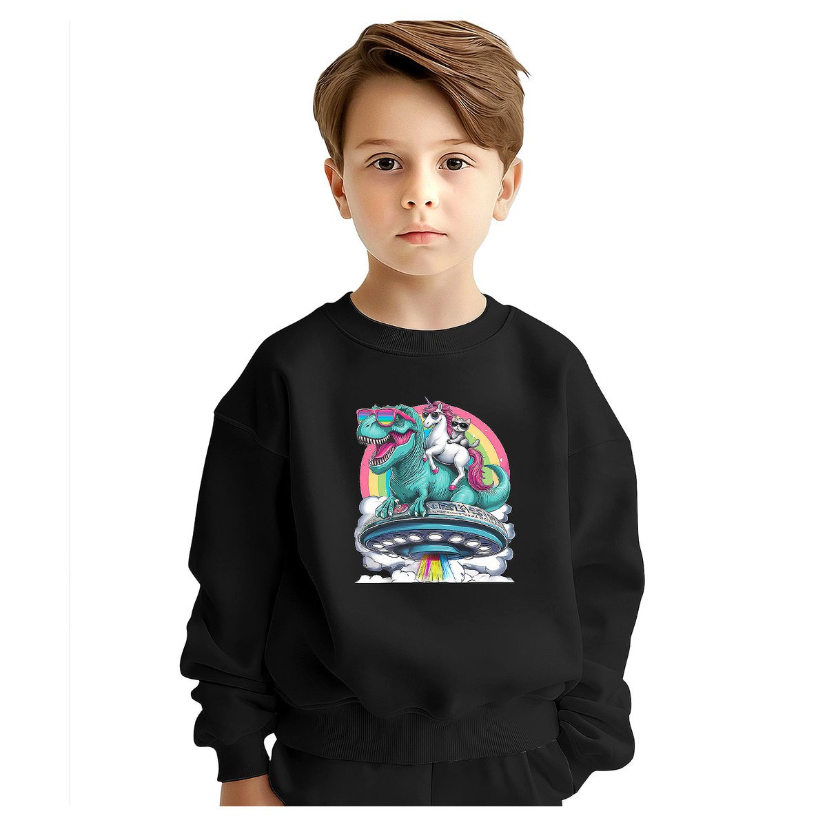 BLUZA DZIECIĘCA JEDNOROŻEC UNICORN DINOZAUR 134-140 DLA CHŁOPCA DZIEWCZYNKI