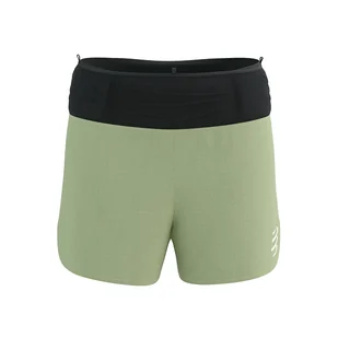 COMPRESSPORT Spodenki biegowe damskie TRAIL RACING SHORT nile - Spodnie sportowe damskie - miniaturka - grafika 1