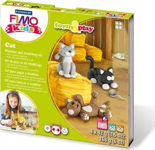 Fimo FIMO Set Mod.masse Fimo kids F&P cat - Masy plastyczne - miniaturka - grafika 1