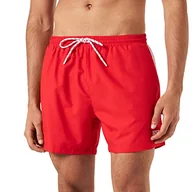 Spodenki damskie - BOSS Męskie szorty kąpielowe Pearleye, Bright Red628, XXL - miniaturka - grafika 1