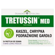Przeziębienie i grypa - DOMOWA APTECZKA Domowa Apteczka Tretussin Med x 24 pastylki do ssania | - miniaturka - grafika 1
