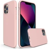 Etui i futerały do telefonów - Etui ochronne na telefon komórkowy Apple iPhone 13 Pro silikonowo-żelowe etui na telefon komórkowy, różowe - miniaturka - grafika 1