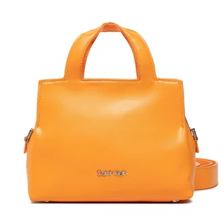 Torebki damskie - Calvin Klein Torebka Neat Tote Mini K60K609181 Orange Flash SCD - grafika 1