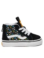 Buty dla dziewczynek - Vans Tenisówki SK8-Hi Zip VN000D0NBMV1 Czarny - miniaturka - grafika 1