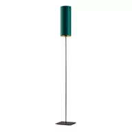 Lampy stojące - LYSNE, lampa podłogowa FLORENCJA GOLD, zieleń butelkowa ze złotym wnętrzem - miniaturka - grafika 1