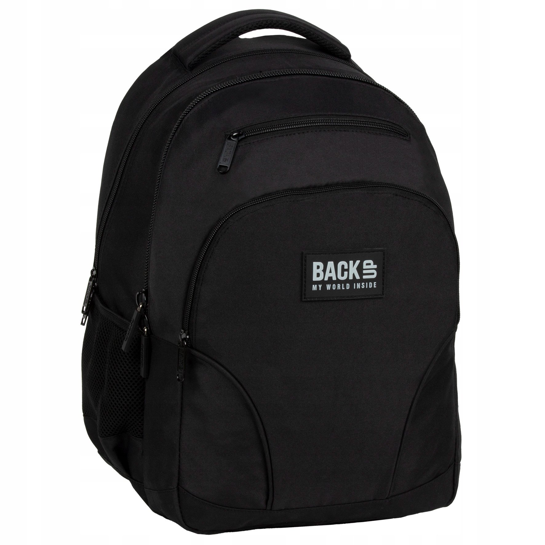 Plecak Trzykomorowy Backup Black Czarny W56 Derform