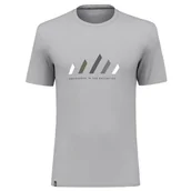 Koszulki męskie - Salewa Męski T-Shirt Pure Stripes Dry M - miniaturka - grafika 1