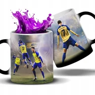 Kubki - Kubek Magiczny Czarny CHRISTIANO RONALDO Piłkarze Pilka Nożna Na Prezent Wz - miniaturka - grafika 1