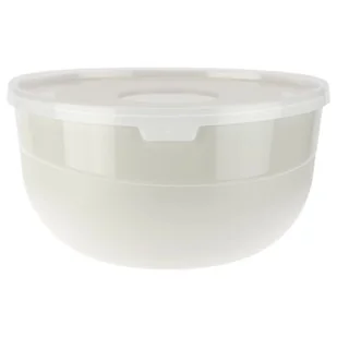 Miseczka 1,2 l z pokrywką szary beż - Miski i półmiski - miniaturka - grafika 1