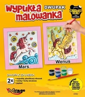 Zabawki kreatywne - Wypukła malowanka Dwupak Jednorożce Mars-Wenus - miniaturka - grafika 1