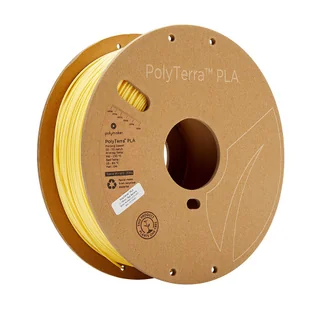 Filament Polymaker PolyTerra PLA 1,75mm, 1kg - Banana - Filamenty i akcesoria do drukarek 3D - miniaturka - grafika 1