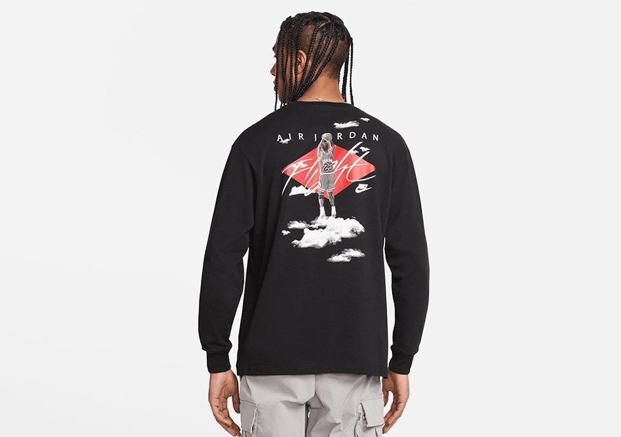 Nike Air Jordan Flight Essentials Statement 85 Crew Long Sleeve Black