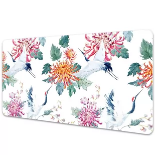 Ochronna mata na biurko Żurawie w locie 90x45 cm - Podkładki na biurko - miniaturka - grafika 1