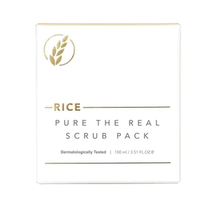 THANK YOU FARMER Rice Pure The Real Scrub Pack 100ml Samorozgrzewający się peeling do twarzy - Peelingi i scruby do twarzy - miniaturka - grafika 3