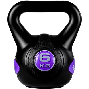 Czarna Hantla Trening Kula Kettlebell Ketla 6Kg - Kettlebell - miniaturka - grafika 1