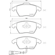 Klocki hamulcowe - Klocki hamulcowe - komplet BREMBO P 85 146X - miniaturka - grafika 1
