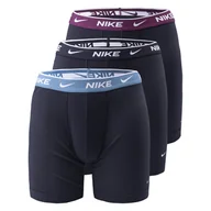 Majtki męskie - Męskie Bokserki NIKE BOXER BRIEF 3PK 0000KE1007HWX – Czarny - miniaturka - grafika 1