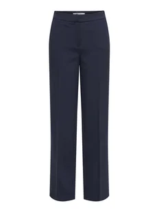 ONLY Spodnie materiałowe Raven 15357586 Granatowy Straight Fit - Spodnie damskie - miniaturka - grafika 1